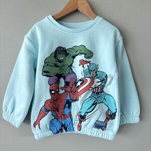 Marvel Crew neck NWT 24m 36m Spiderman Hulk